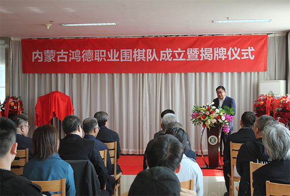 職業(yè)圍棋隊(duì)成立暨揭牌儀式