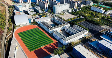當“首府花園式校園”邂逅航拍